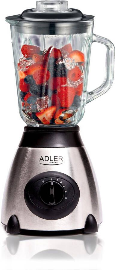 Adler Blender 1 5 L Blender smoothie Glas RVS 800W