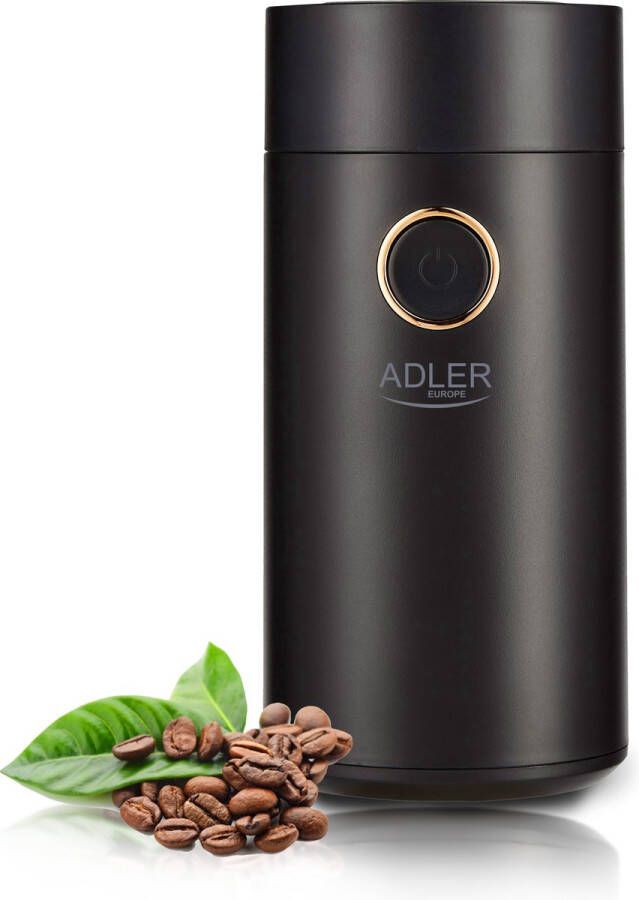 Adler Koffiemolen electrisch RVS Zwart Koffiebonen maler - Foto 2
