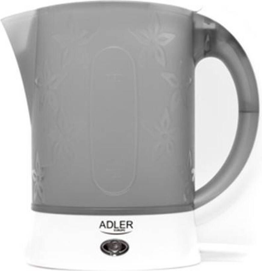 Adler Top Choice Kleine waterkoker voor op reis incl. kopjes 600 Watt 0.6 liter - Foto 2