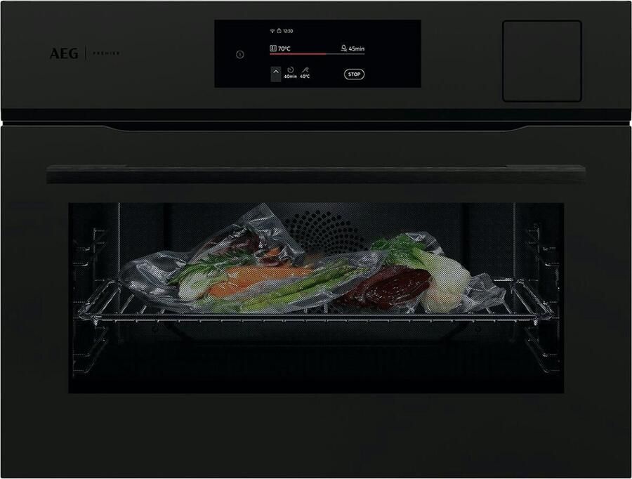 AEG CS7900T Inbouw oven met SteamPro en Sous Vide 45 cm