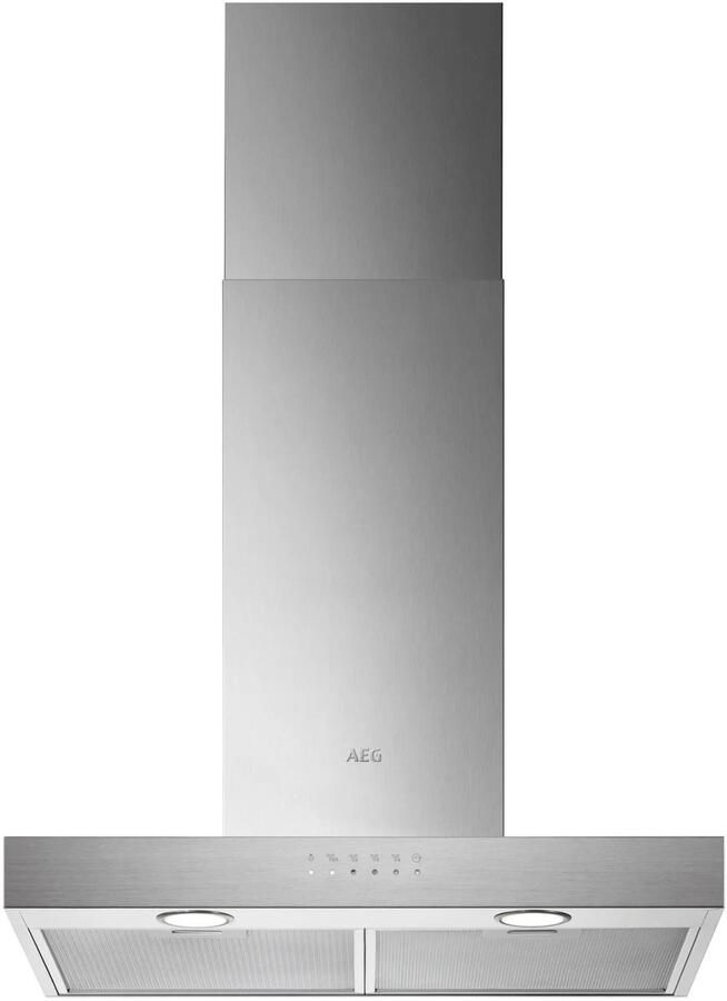 AEG DBE5670M wandschouw afzuigkap – 60 cm – RVS – Luchtafvoer & recirculatie