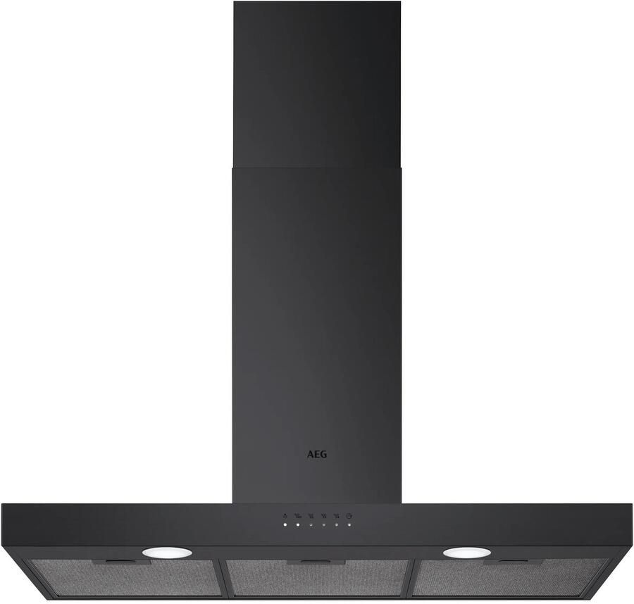 AEG DBE5971R 90 cm blokschouw Mat Zwart 6000 Serie Afzuigkap