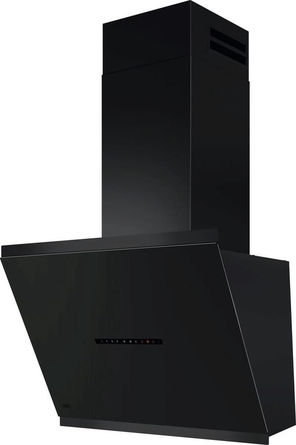 AEG GV77D61ST Schouwafzuigkap 60 cm Mat Zwart SilenceTech Hob2Hood 760 m³ u A+