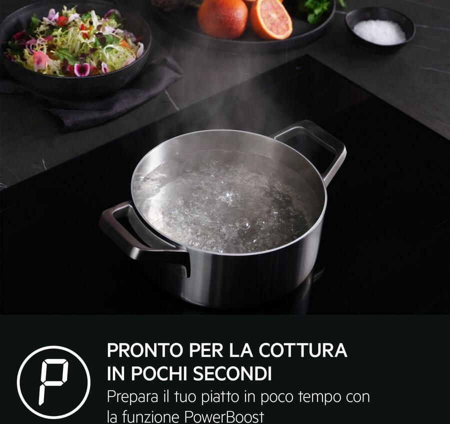 AEG NIK95I00FB Zwart Ingebouwd 90 cm Inductiekookplaat zones 5 zone(s)