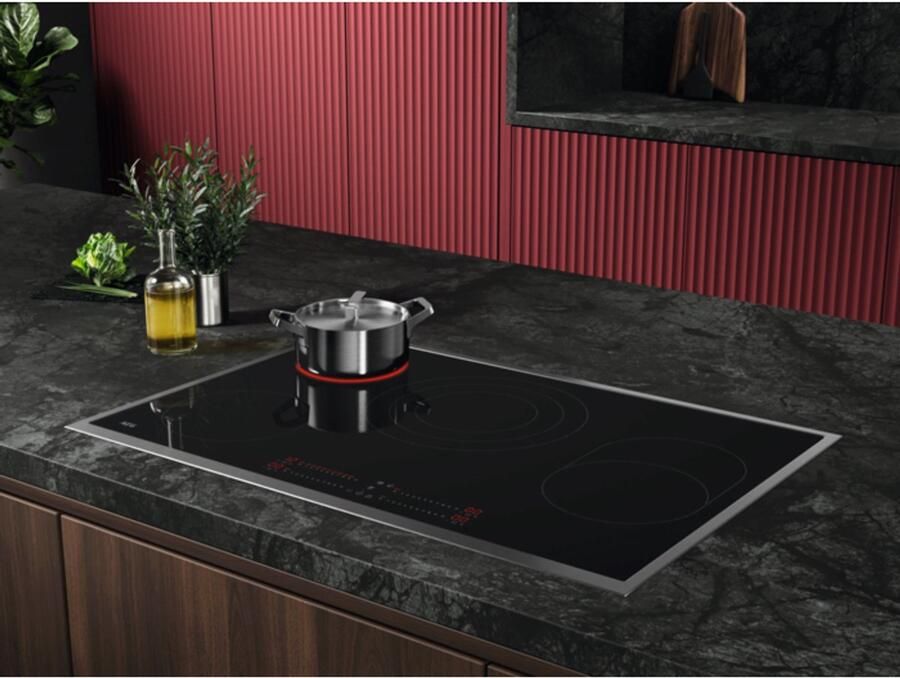 AEG OHI84A07XB Inbouw Kookplaat Inductie 4 Zones Zwart Touchbediening