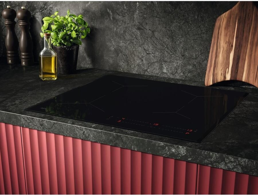 AEG OIO64A00FB inductiekookplaat – 60 cm – 4 kookzones – Touchbediening – Zwart