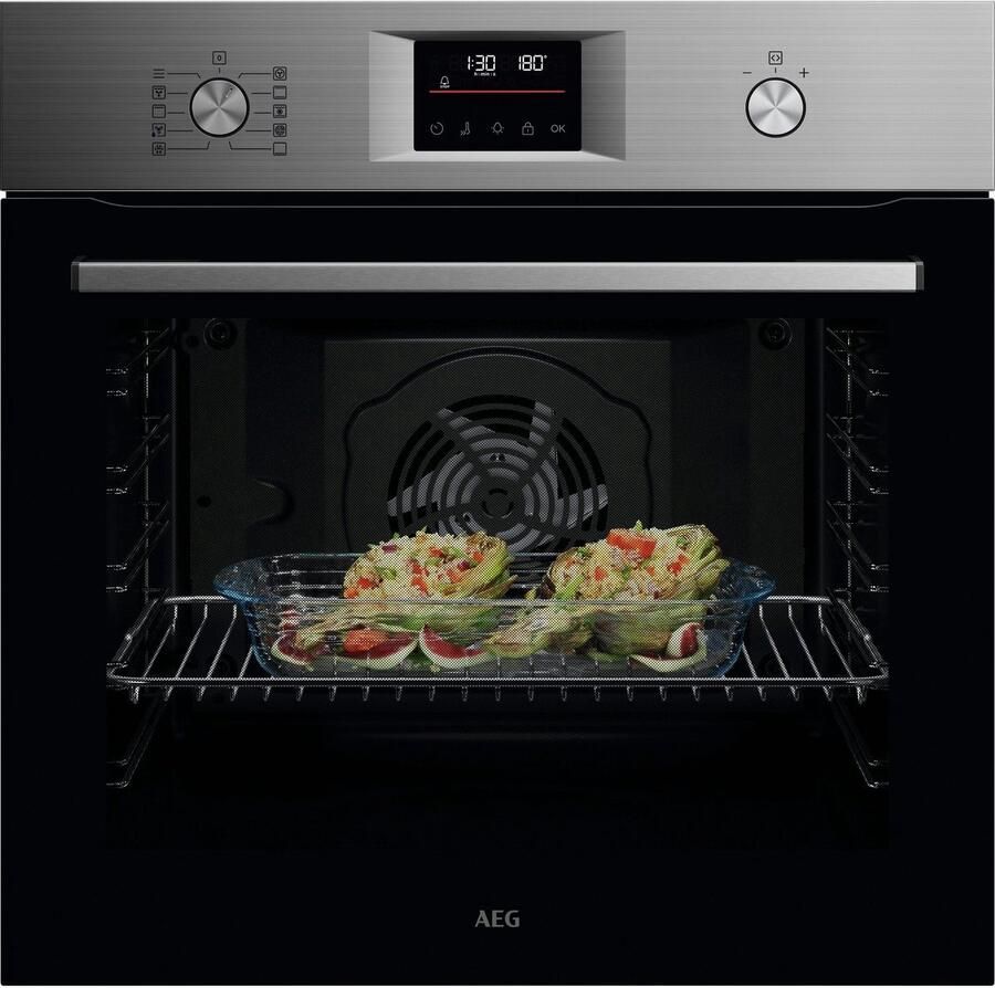 AEG OU5PB40SM 5000 SurroundCook Heteluchtoven met pyrolytische reiniging