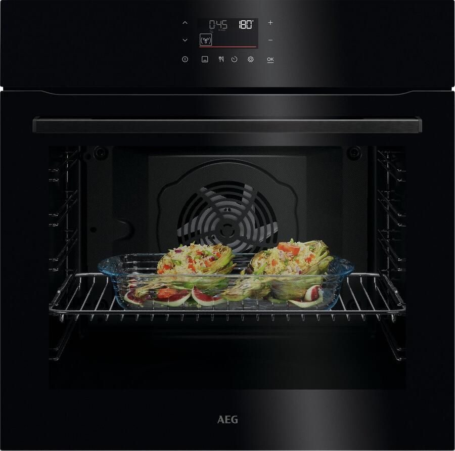 AEG OU5PB40WPK 5000 SurroundCook Inbouwoven Heteluchtoven met Pyrolysereiniging 72 l