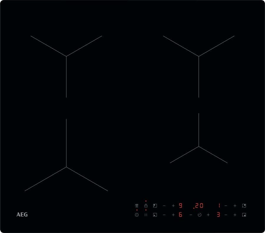 AEG TN64IA0AIB 5000 Inductiekookplaat Hob2Hood Flexibele kookzones 60cm