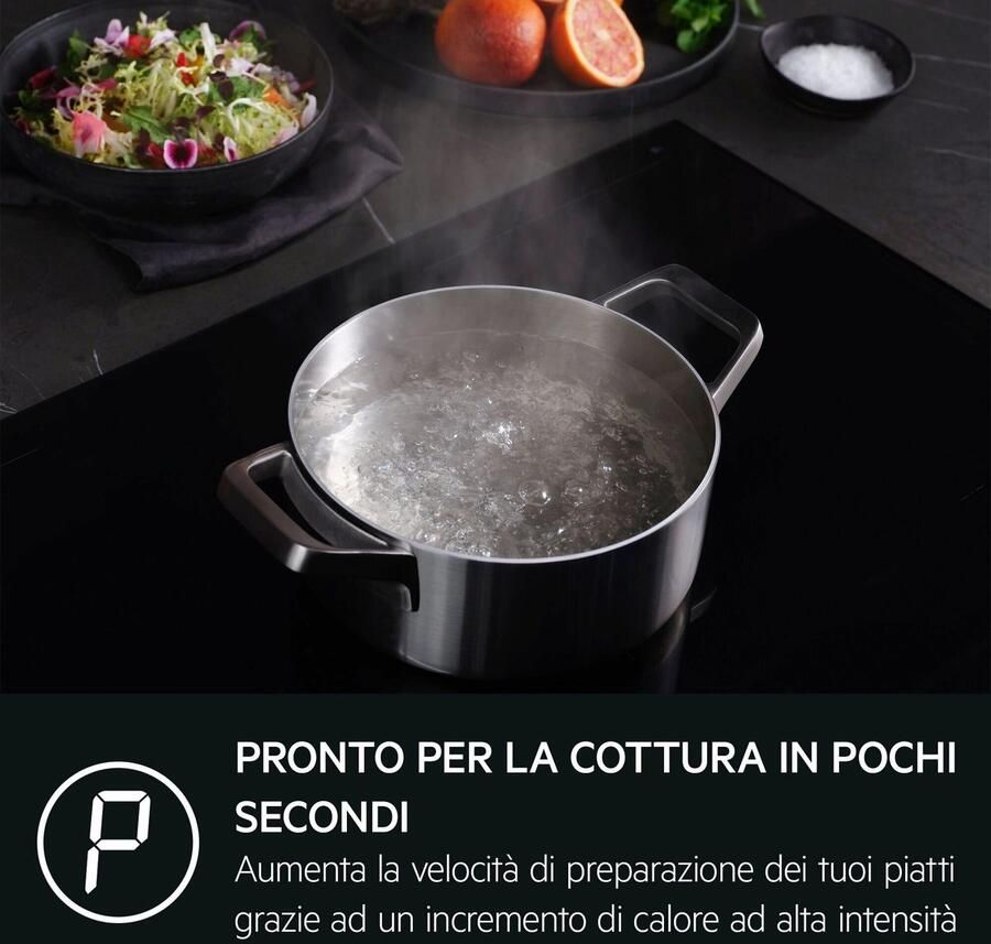 AEG TO64IB00IB Zwart Ingebouwd 60 cm Inductiekookplaat zones 4 zone(s)