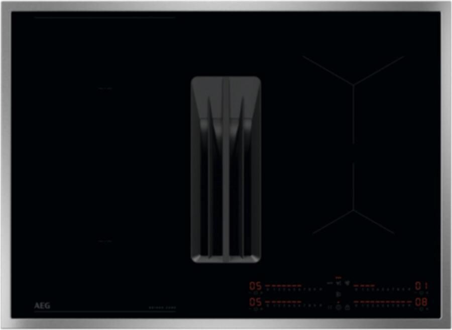 AEG XUB6745XB Inductie kookplaat met afzuiging 70 cm