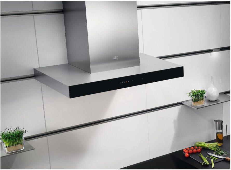 AEG DBE5660HB Muurmontage Roestvrijstaal 720 m³ uur A - Foto 2