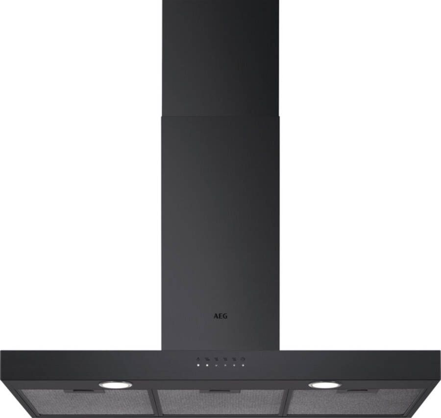 AEG DBE5971R 90 cm blokschouw Mat Zwart 6000 Serie afzuigkap