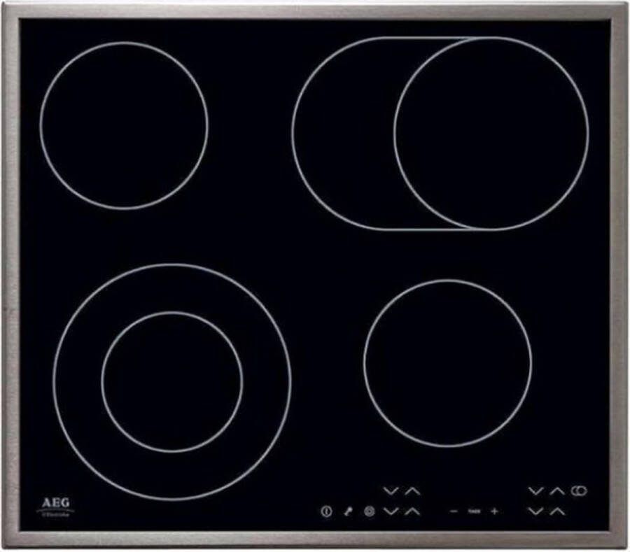 AEG HK634060XB 3000 serie Inbouw elektrische kookplaat Keramisch Kookplaat 60 cm
