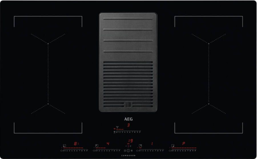 AEG IDK84453IB Zwart Ingebouwd 80 cm Zone van inductiekookplaat 4 zone(s)