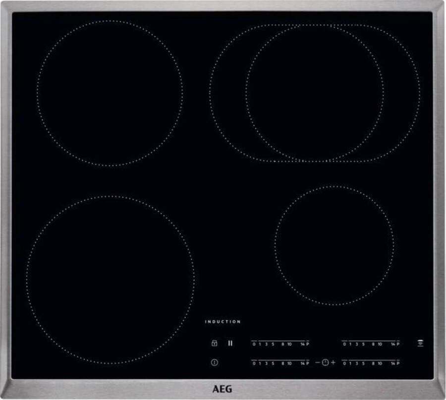 AEG inductie kookplaat met Hob2Hood IKB64411XB - Foto 1