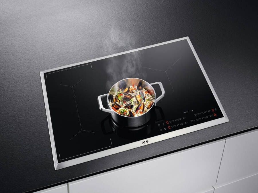 AEG IKE84441XB 6000 serie Bridge Inductie kookplaat Inbouw 80 cm