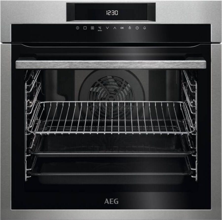 AEG Inbouwoven Model BEE641222M RVS 72 liter A+ SoftClose SurroundCook THERMICºAIR