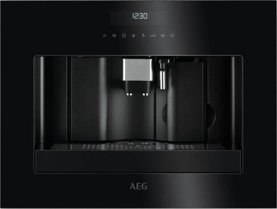 AEG KKE884500B inbouw koffiemachine (zwart) met MultiCup functie en Cappuccino functie