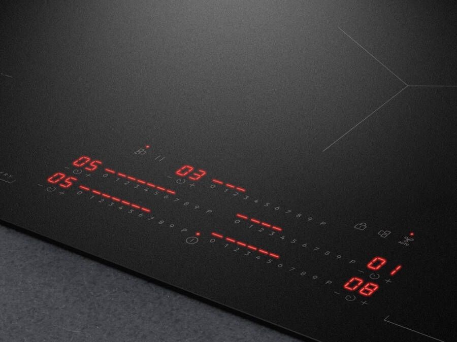 AEG NIK85M00AZ 80cm 5 Zone Inductie Kookplaat MultipleBridge Mat Zwart - Foto 3