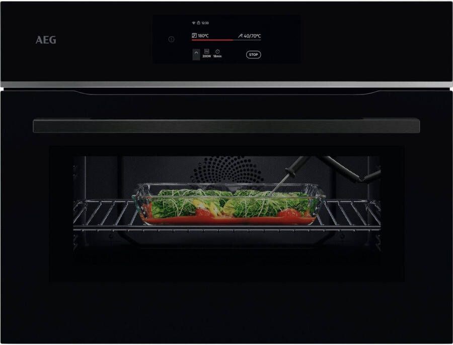 AEG TK8NK721B 8000 serie inbouw combi-oven (45 cm)