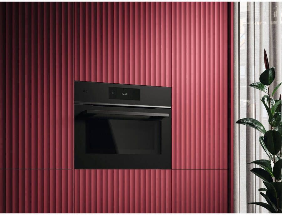 AEG TK8NK721T Series 8000 Inbouwoven met magnetron 44 l 3000 W Zwart