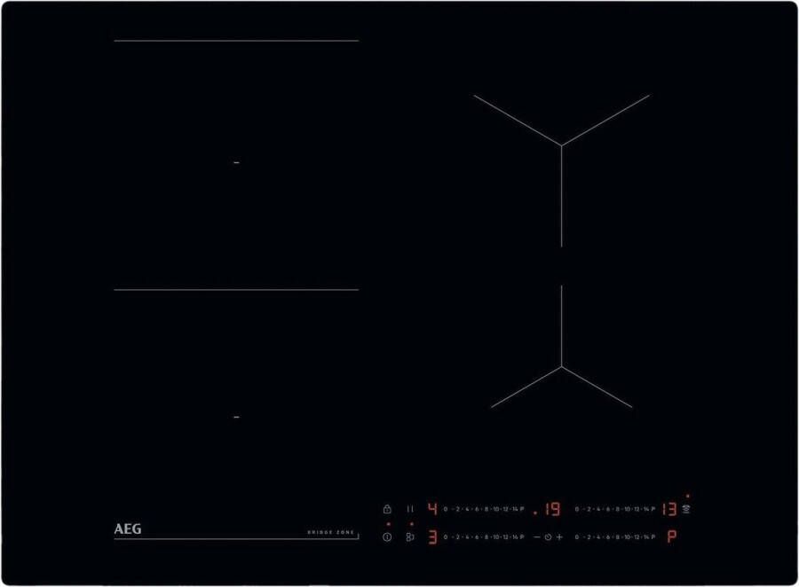 AEG TO74IB00CB inductie kookplaat 71 cm breed nis 56 x 49 cm geschikt voor 1 & 2-fasen