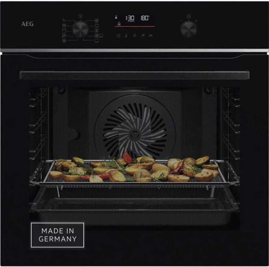 AEG TS6PB50WAB 6000 serie Inbouw oven Zwart 60 cm Reiniging: pyrolyse