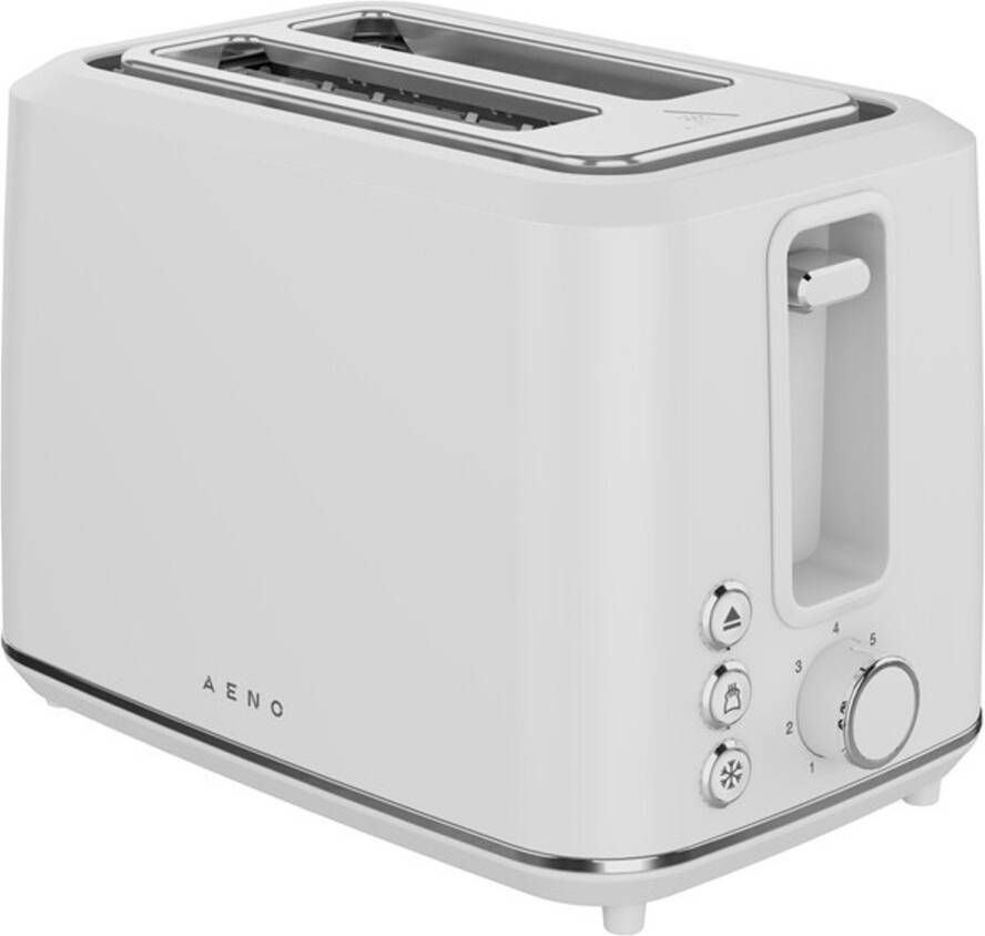 AENO TS1 Broodrooster 7 Bruiningsniveaus Ontdooien & Opwarmen – High-Lift Mechanische bediening – Anti-Jam & Auto-Stop – Uittrekbare kruimellade – Antislipvoetjes – 920W Donkergrijs