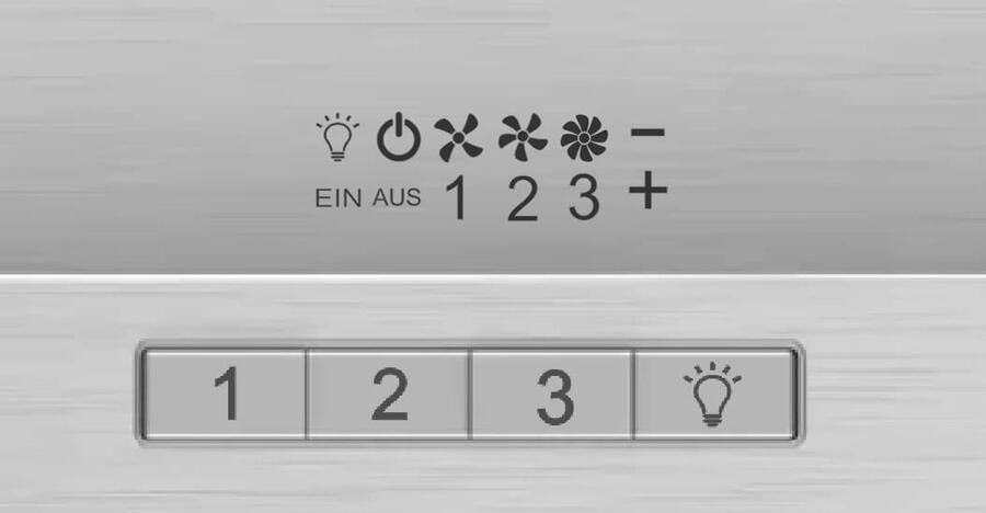 Afzuigkap schakelaar symbolen schakelaar sticker symbolen voor keuken afzuigkap (Rt97 3) (5mm)