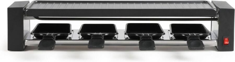 Ahd Gourmetstel 4 personen Gourmetstellen Gourmet Zwart 50cm x 11cm x 10cm