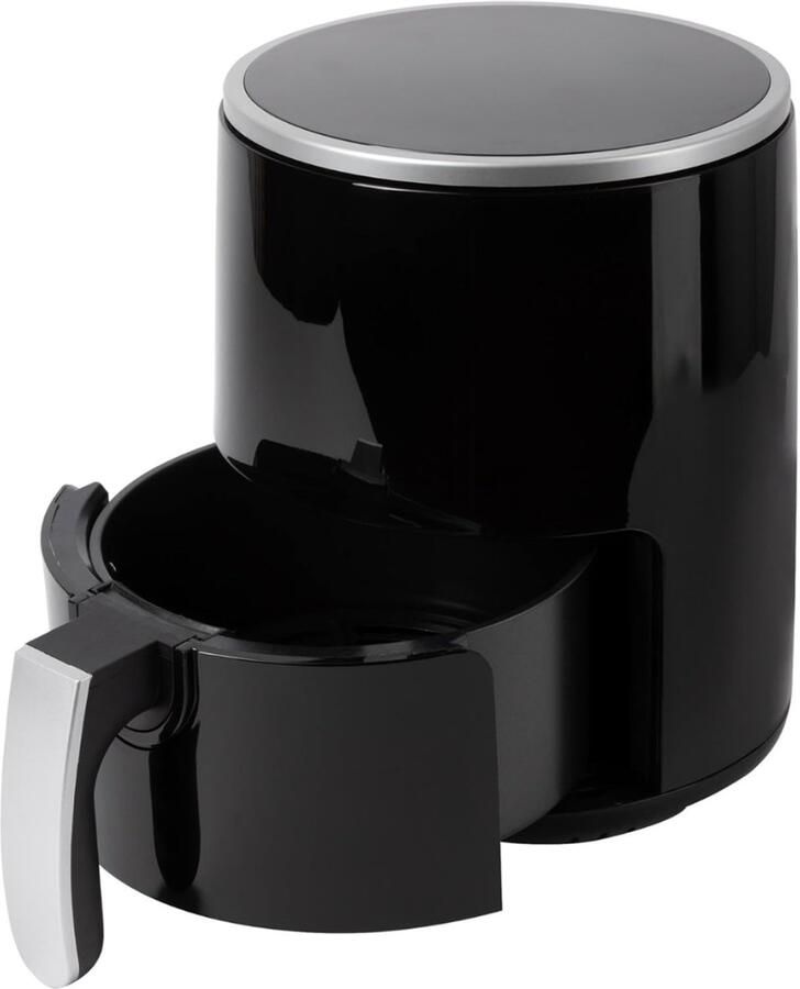 Ahd Mini airfryer Airfryer klein Zwart 28cm x 22cm x 29cm