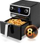 Aigostar 30I0T Joy Airfryer XXL Heteluchtfriteuse 12 Automatische Programma's 8L Zwart - Thumbnail 1