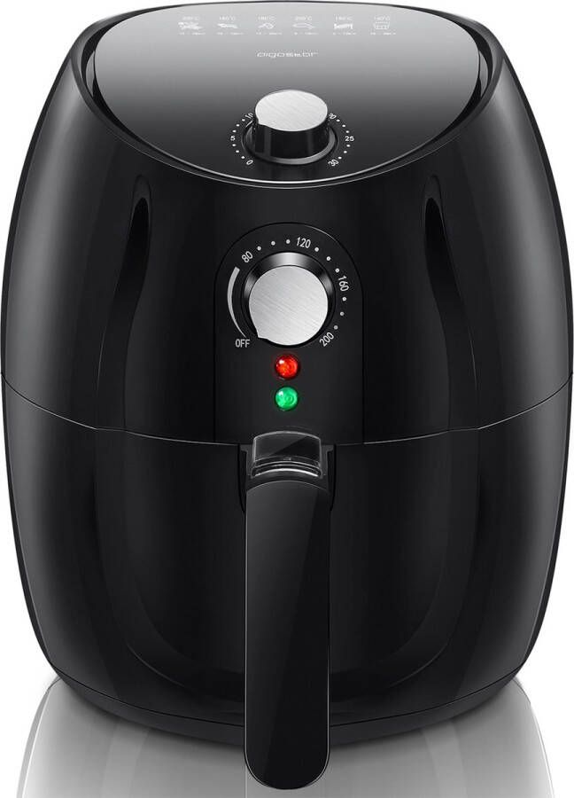 Aigostar Hayden 30PYC Airfryer Hetelucht Friteuse 360° snelle warmtecirculatie Compact 3.5L 1500W Zwart - Foto 3