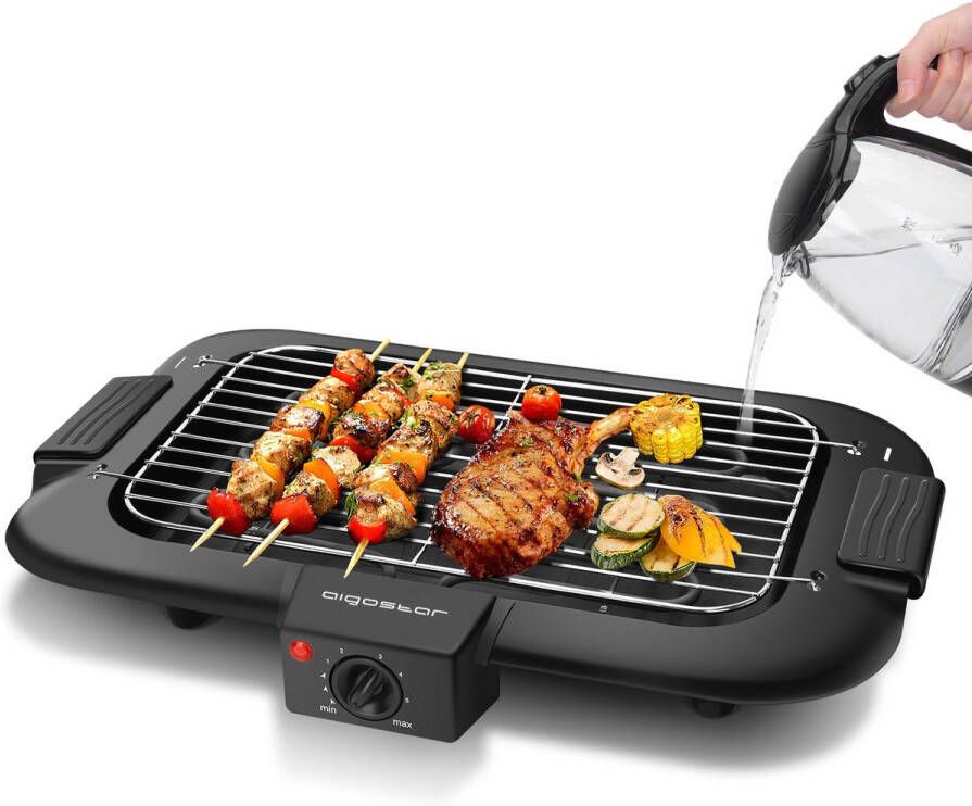 Aigostar Tasty 30ICK Grillplaat 2000W Bakplaat Teppanyaki Tafelgrill bbq