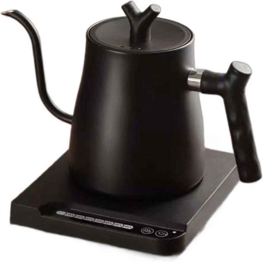 AIMASON Waterkoker Pour-over koffieketel Elektrische waterkoker 1200W PFAS- en BPA-vrij automatische uitschakeling elektrische waterkoker met 7 temperatuurstanden