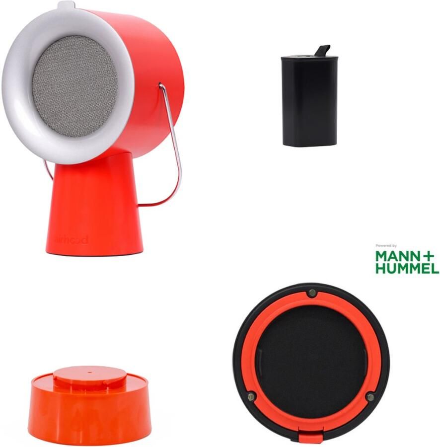 AirHood 2 PRO Compleet Combi Pack Cadmium Orange Afzuigkap Draagbaar Mini Afzuigkap