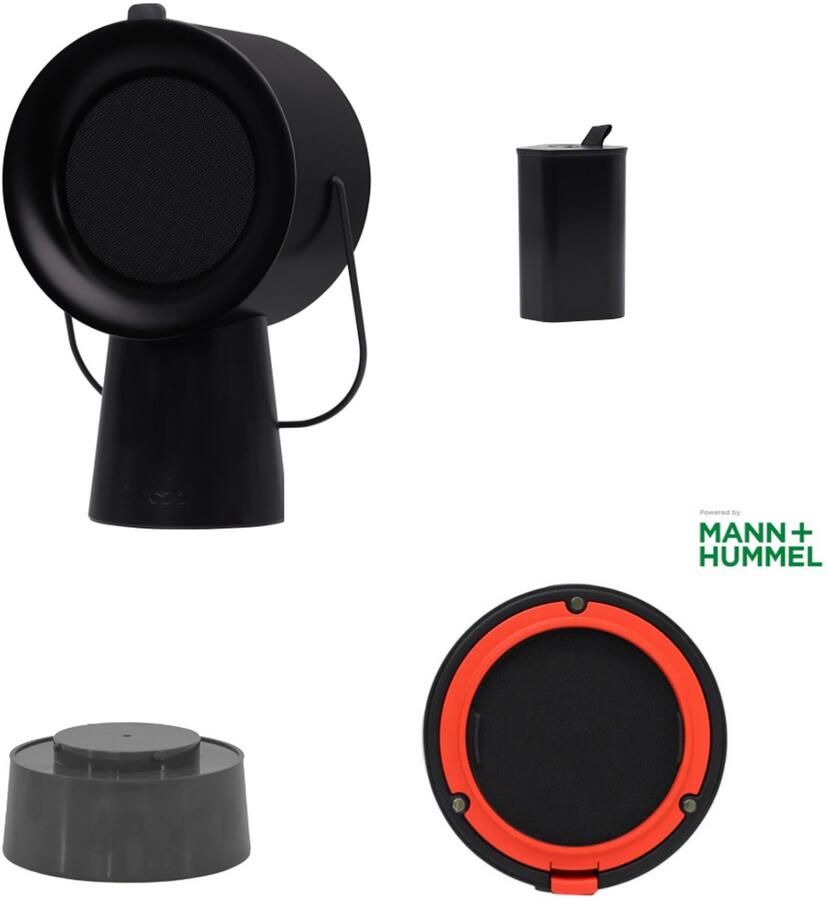 AirHood 2 PRO Compleet Combi Pack Space Black Afzuigkap Draagbaar Mini Afzuigkap