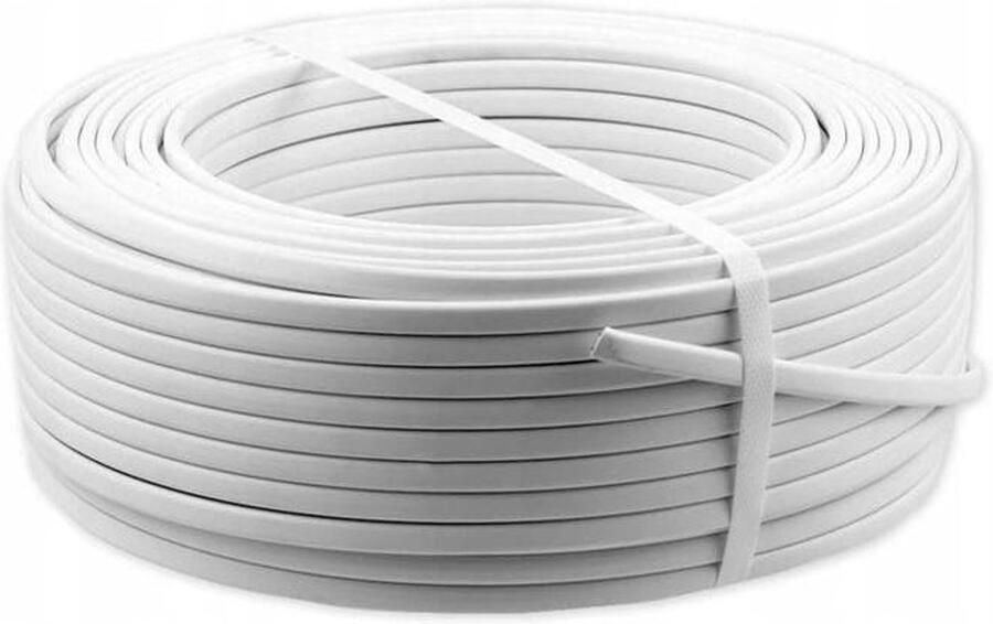 AKS Zielonka YDYp Serie Elektrische Kabel 3x2 5mm 5m Wit