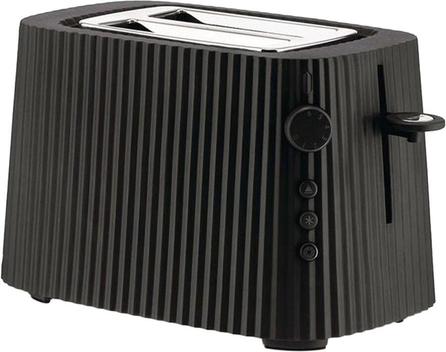 Alessi Michele De Lucchi Plissé Broodrooster Zwart