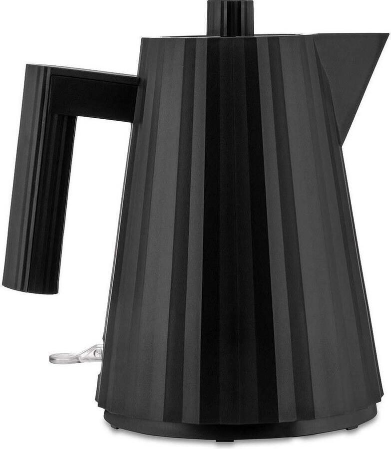 Alessi Waterkoker Plissé droogkookbeveiliging zwart Michele de Lucchi 1.7 liter MDL06 B