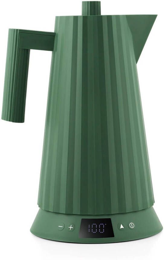 Alessi Plissé-Temperature-Control-Waterkoker-Groen