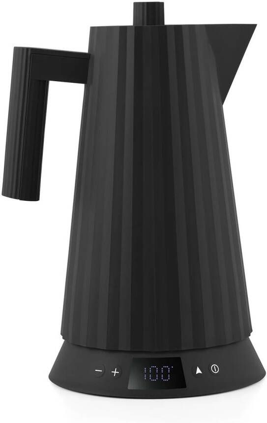 Alessi Plissé Temperature-Control-Waterkoker-Zwart