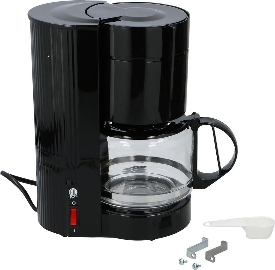 All Ride Reis Koffiezetapparaat 24 Volt 1 Liter Filterkoffie Zwart