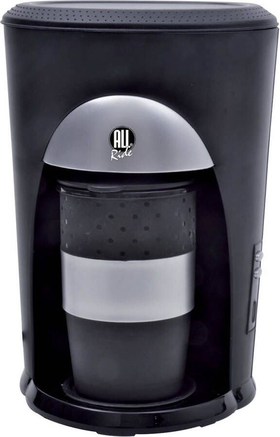 All Ride Koffiezetapparaat 24Volt Auto en Vrachtwagen Koffiepadmachine voor Koffiepads Koffiezet Apparaat met Koffiebeker Auto Accessoiries voor Onderweg Zwart - Foto 2