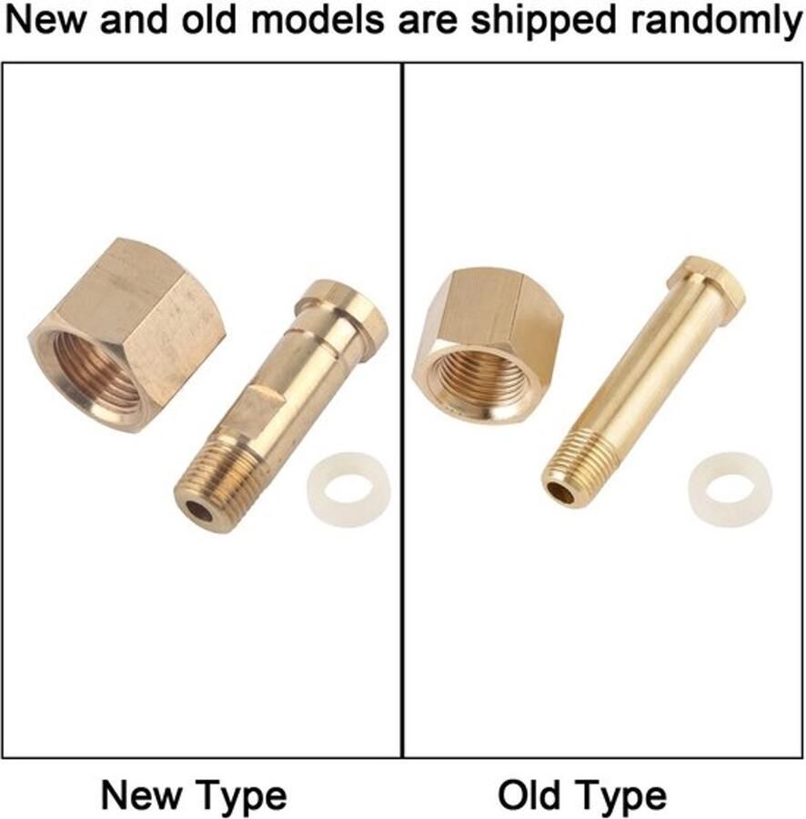Allecto Nipple Cga-320 Connector Corrosiebestendig Klein