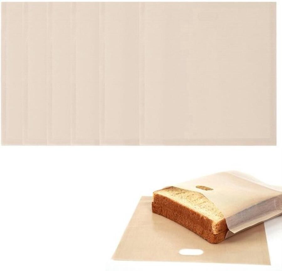 Allecto Herbruikbare Sandwich Tassen Toaster Bags Voor Toast en