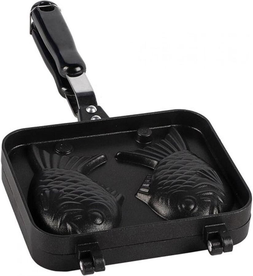 Dailygoody Non-stick Bakvormen Vis Vormige Wafelijzer Snelle
