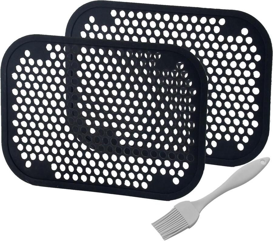 Allecto Plus Airfryer Accessoires Siliconen Splash Cover Compatibel met Ninja Double Stack XL Herbruikbaar Houdt Verwarmingsspiraal en Ventilator Schoon Gemakkelijk te Reinigen