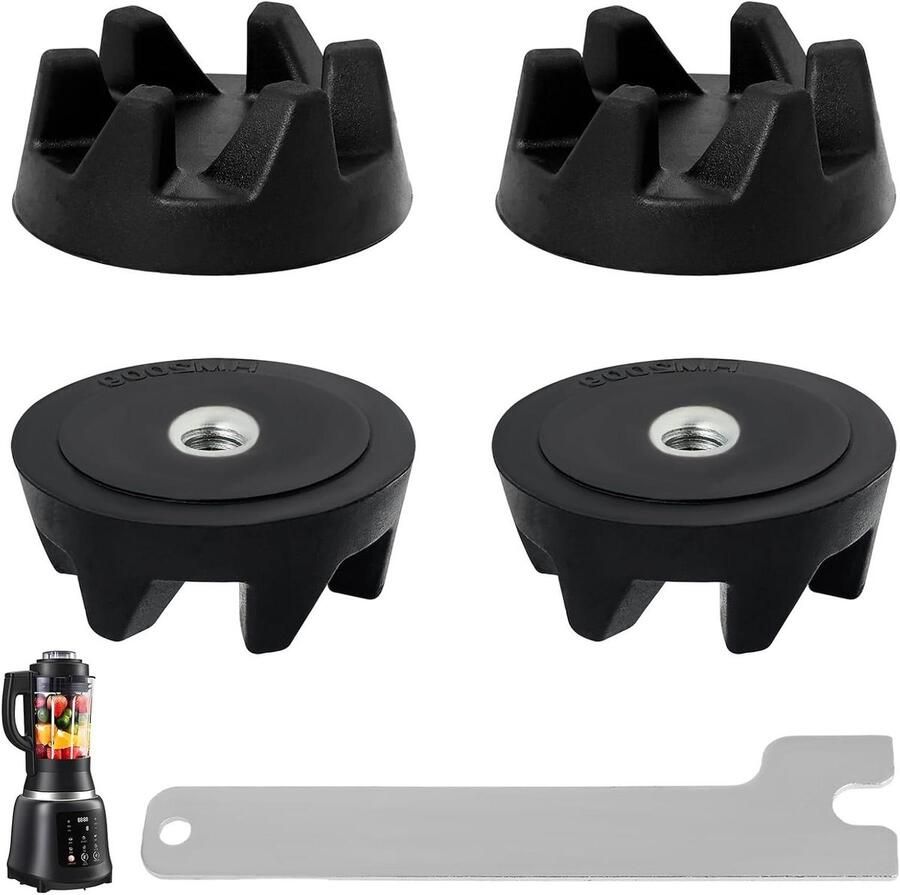 Allecto Plus Blender Coupler Reserveonderdelen Rubber Mixer Koppeling Spindel Geschikt voor KitchenAid Modellen KSB52 KSB5 5KSB52 Reserveonderdeel Montagesleutel Inbegrepen